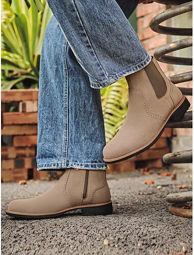  Chelsea boots voor heren, instap enkellaarsjes voor casual stadskleding en dagelijkse outfits