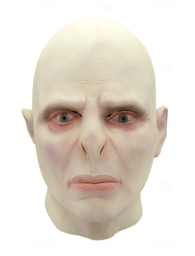  Lord Voldemort předvečer Všech svatých Maska Halloween rekvizity Legrační Strašidelný kostým Dospělé Pánské Dámské předvečer Všech svatých Karneval Jednoduché Halloweenské kostýmy Oblékněte se