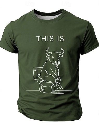  T-shirt graphique amusant pour homme avec le design pun 'C'est des conneries'