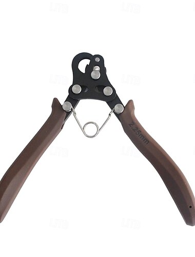  كماشة حلقية بخطوة واحدة 1.5/2.25/3 مم كماشة لف الأسلاك كماشة لف الأسلاك ذات الأنف المستدير كماشة حلقة C لإصلاح المجوهرات صناعة الأقراط والأساور والقلائد