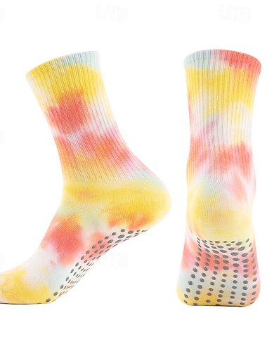  Calcetines de yoga para mujer, calcetines profesionales antideslizantes para pilates y baile, calcetines cortos de malla de verano con agarre en el tobillo, calcetines de suelo sin costuras para hacer