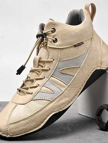  Beige Outdoor-Wanderschuhe für Herren mit rutschfester Sohle und atmungsaktivem Design – leichte Trekkingschuhe für Camping, Wandern und den Alltag