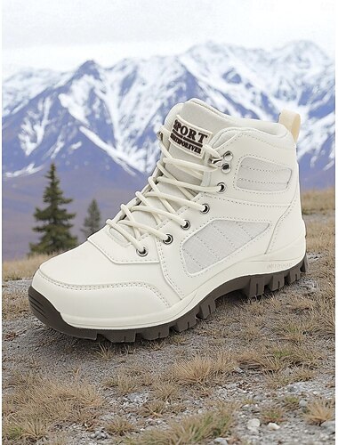  Botas de senderismo impermeables para mujer: calzado de trekking antideslizante y duradero para exteriores, ideal para acampar, viajar y recorrer senderos de montaña.