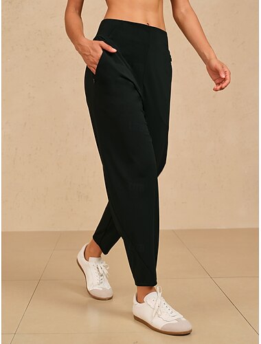  Dames Golfbroeken Zwart Broeken / Regenbroek / Overbroek Dames golfkleding kleding outfits draag kleding