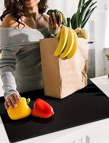  High-Strength PET Cutting Board with Protective Edges – Food-Safe, Durable, Scratch-Resistant, Easy-Clean Kitchen Chopping Board – Sturdy Modern Design for Home Chefs