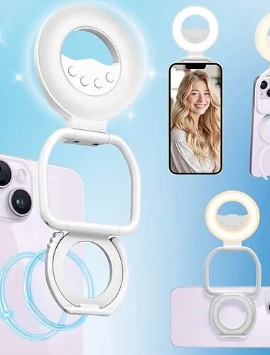  ポータブル磁気多機能ハンドヘルドフィルライト美容顔スリミングセルフィーライブストリーミング屋外フィルライトデスクトップスタンド付き