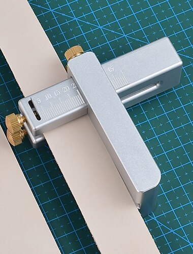  kutting av damebelter kutting av herrebelter kutting av skulderremmer kutting av veskestropp kutting av lærstrimler av høy kvalitet aluminiumslegering materiale egnet for håndlaget gjør-det-selv