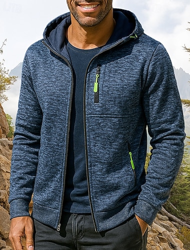 Homens Jaqueta de Trilha Jaqueta esportiva Ao ar livre Térmica Roupas de caminhada Roupas de caminhada Inverno Outono Blusas Campismo / Escursão / Espeleologismo Corrida Côr Sólida Cinzento Escuro   Homens Jaqueta de Trilha Jaqueta esportiva Ao ar livre Térmica Roupas de caminhada Roupas de caminhada Inverno Outono Blusas Campismo / Escursão / Espeleologismo Corrida Côr Sólida Cinzento Escuro