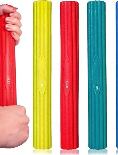  Μπάρα θεραπείας flex, μπάρα flex για φυσικοθεραπεία &Μπάρα αντίστασης για τον αγκώνα, την τενοντίτιδα, τον καρπό, τον πόνο στα αντιβράχια των αθλητών του γκολφ, βελτιώνει τη δύναμη λαβής και