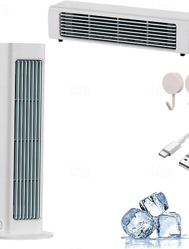  Přenosná bezlopatková mini klimatizace, kompaktní a jemná, ultratichá a energeticky úsporná, vhodná do ložnic, kanceláří a ubytoven.