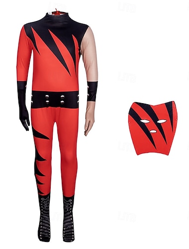  زي تنكري لمصارع في الهالوين، بدلة أطفال، زي تنكري لـ كين