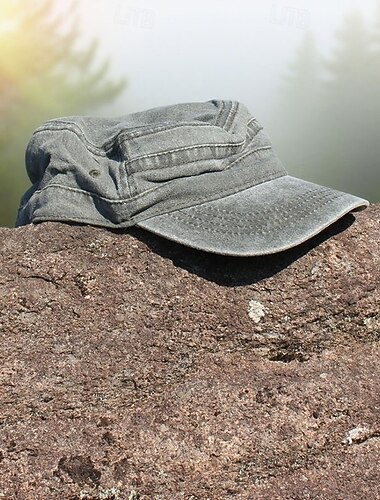  Herren Baseballkappe Hellgrün Baumwolle Moderne zeitgenössische Militär Outdoor Sport & Outdoor Radfahren / Fahrrad HEER Einfarbig Außenbereich Lässig / Alltäglich Praktisch