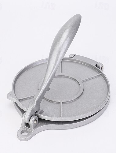  manuell tortillapresse i aluminiumslegering, maisdeigformer, pannekakemakerverktøy, kjøkkenutstyr for hjemmelaget mat