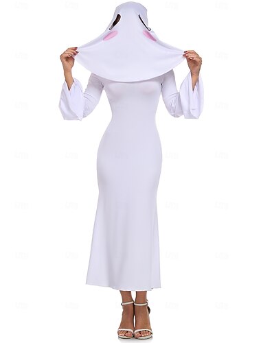  Spook Spookachtige bruid Halloween Jurken Cosplay kostuum Halloween Volwassenen Dames Halloween Carnaval Prestatie Maskerade Gemakkelijke Halloween-kostuums Aankleden