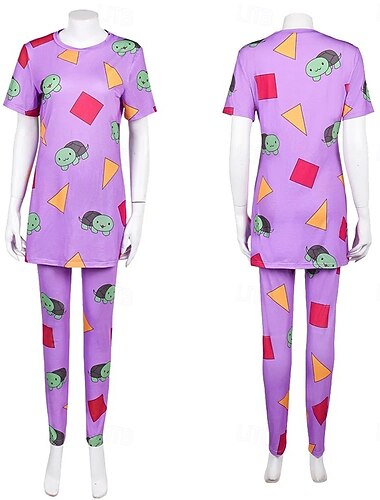  Koreansk idolinspirerad Popstjärna Huvtröja T-shirt Pyjamas Virtuell idol Film-cosplay for Dam Vuxen Halloween Karnival Prestanda Comic Con Anime Expo