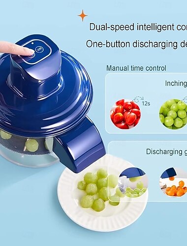  Elektrische Traubenschälmaschine, automatische Knoblauchschälmaschine für kleine Früchte, Kirschtomaten, Knoblauchschäler, Schalenentferner