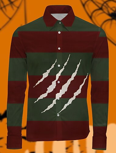  Noční můra v Elm street Freddy Krueger Halenka / košile Postavička Grafika Pro Pánské Dospělé předvečer Všech svatých Karneval 3D tisk Párty Běžné / Denní