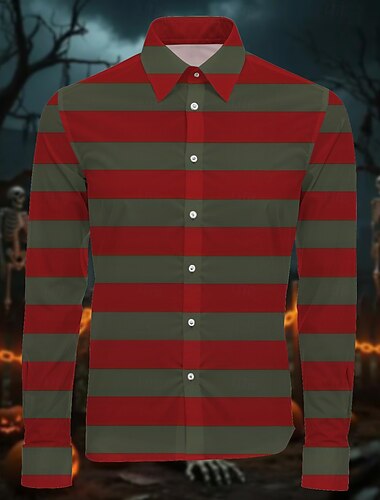 Noční můra v Elm street Freddy Krueger Halenka / košile Postavička Grafika Pro Pánské Dospělé předvečer Všech svatých Karneval 3D tisk Párty Běžné / Denní
