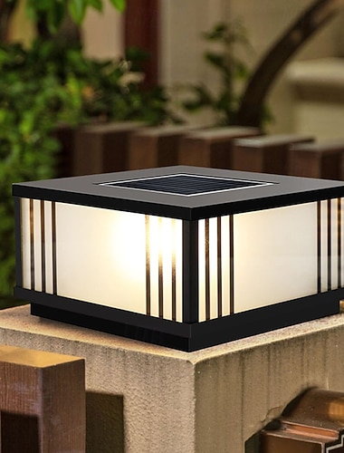  Lampada da esterno a LED, lampada da terra impermeabile, per cortile, portico, patio, esterno, terrazza, garage, cortile, lanterna da terra esterna