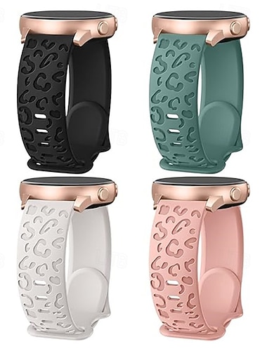  4 paczki Pasek do zegarka na Garmin Samsung Amazfit Polar Podejście S42 / S40 / S12 GTS 4,4mini, 3,2,2mini, 2e, GTR 42mm, Bip U Pro, U, 3 Pro, 3, S lite, S, lite Watch 8/7/6/5/4 40/44mm, Watch 6