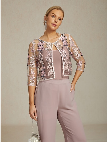  Damen Spitzentops Elegant Romantisch Rundhalsausschnitt Erröten Sie Rosa Sommer