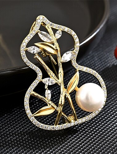  Broschen Klassisch Retro Blume Elegant Mode Personalisierte Einfach Brosche Schmuck Gold Für Hochzeit Party Geschenk Verlobung Abschlussball Festival