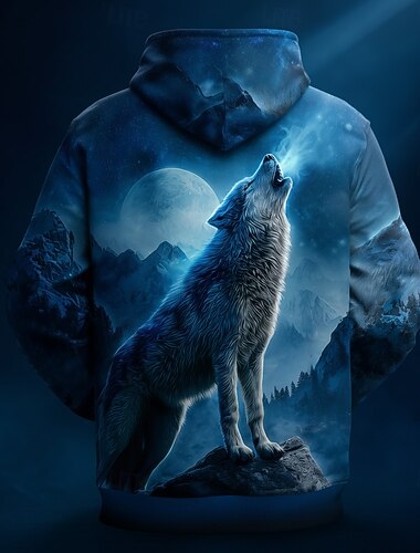  Miesten Susi Huppari College 3D Fantasia Pitkähihainen Tiukka pyöreä kaula-aukko Lahja Klubi Katuvaatteet Sininen 1 Sininen 2# Kurenauha Syksy Talvi Suunnittelija S M L XL XXL XXXL