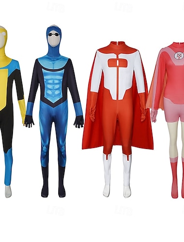Neporazitelný Atomová Eva Super hrdina Omni Man Kostým Kombinéza Krásné šaty cosplay Filmové kostýmy for Pánské Dámské Dospělé předvečer Všech svatých Karneval Výkon Comic Con Výstava anime   Neporazitelný Atomová Eva Super hrdina Omni Man Kostým Kombinéza Krásné šaty cosplay Filmové kostýmy for Pánské Dámské Dospělé předvečer Všech svatých Karneval Výkon Comic Con Výstava anime