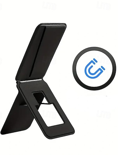  Многофункциональный магнитный держатель для телефона со слотом для карт и 1 клейким магнитом, совместимый с серией iPhone, многофункциональное использование, регулируемый угол наклона и мощная