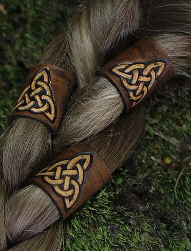  Retro Středověké Renesanční Ozdoby 5 ks Viking Keltský rytíř Maškarní kostým Dámské Keltské Viking předvečer Všech svatých Karneval Výkon LARP Ren Faire Dospělí Více doplňků