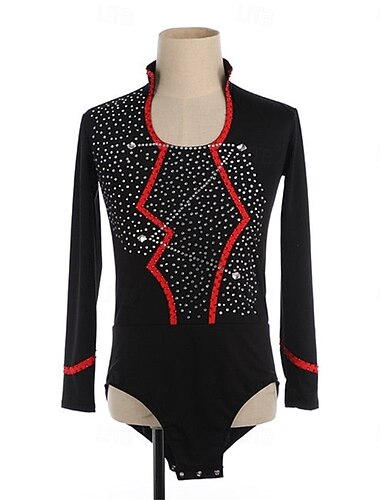  kunstschaatsshirt in leotardstijl voor mannen &jongens verkrijgbaar in andere kleuren