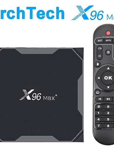  Smart TV Box X96 Max Plus 4GB 64GB 32GB Android 9.0 Amlogic S905X3 Quad Core Wi-Fi 4K YouTube Set Top Box X96Max Plus 2GB 16GB