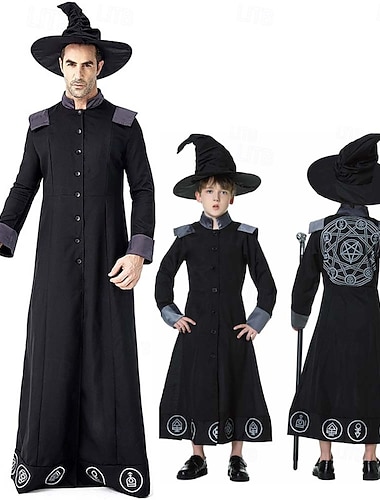 Čaroděj předvečer Všech svatých Úbory Fancy kostým Halloween skupinové rodinné kostýmy cosplay Dětské Dospělé Pánské Chlapecké předvečer Všech svatých Karneval Výkon Párty Jednoduché Halloweensk   Čaroděj předvečer Všech svatých Úbory Fancy kostým Halloween skupinové rodinné kostýmy cosplay Dětské Dospělé Pánské Chlapecké předvečer Všech svatých Karneval Výkon Párty Jednoduché Halloweensk