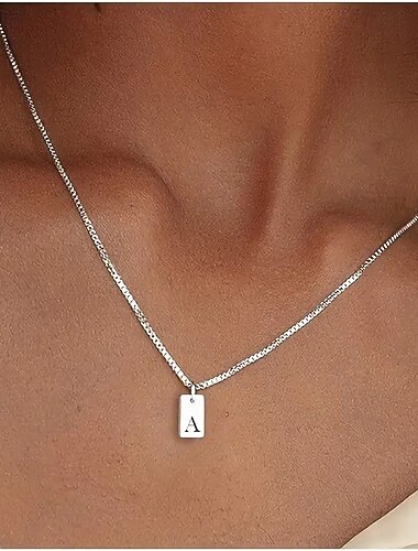  1 pezzo Collana For Per donna Streetwear Quotidiano Acciaio Inossidabile Classico
