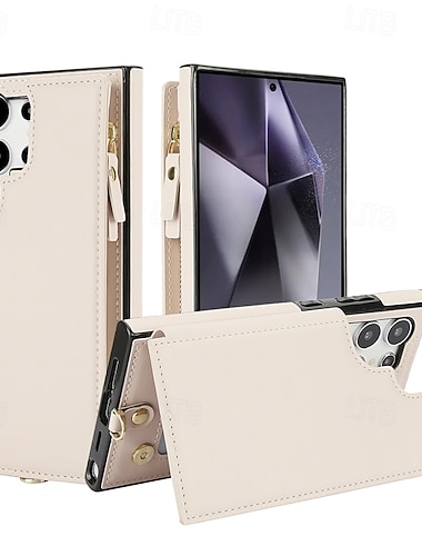  puhelin Etui Käyttötarkoitus Samsung Galaxy S25 S24 S23 S22 Plus Ultra A16 A55 5G A14 A54 A53 A13 Takakuori Lanyardin kanssa Tukijalka Korttipaikka Retro TPU PU-nahka