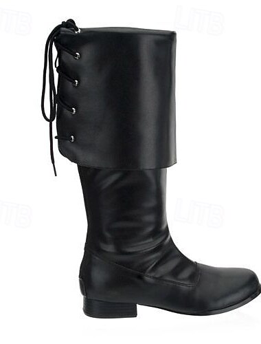  Kostymer i middelalderstil Renessanse Sko Knehøye Støvler Flate jazzstøvler Pirat Viking Korsfarer Kostyme Herre Unisex Keltisk Pirat Halloween Maskerade Ytelse Fest LARP Voksne Sko