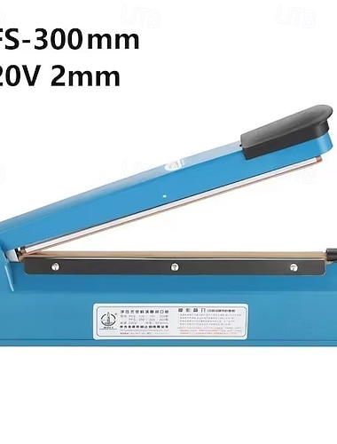  220 V 2 mm 300 Typ manuelle Versiegelungsmaschine Handdruck kommerzielle Versiegelungsverpackungsmaschine kleine Haushalts-Kunststoffversiegelung