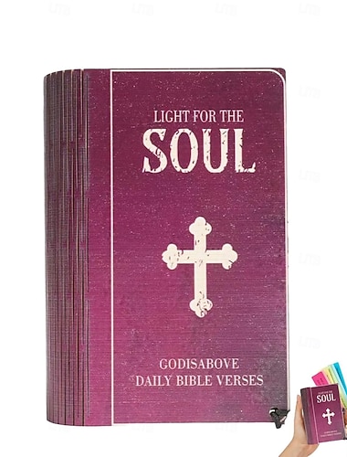  Coffret de cartes de versets bibliques faits à la main (150 pièces) versets bibliques avec boîte en bois pour les émotions et les sentiments, cadeau chrétien pour femmes hommes, cadeau de remise de