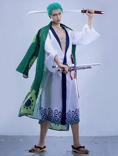  Roronoa Zoro Anime Costume Cosplay Abiti Abiti Cosplay Carnevale Mascherata Costume Per Per uomo Adulti