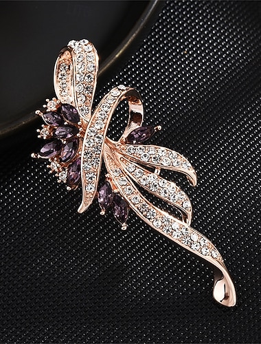  Nåler Klassisk Retro Blomst Elegant Mote Brosje Smykker Blå Lilla Til Bryllup Fest Gave Engasjement Skoleball Festival