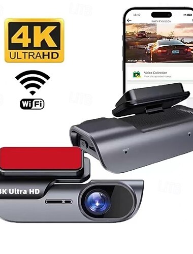  2160P Boot automatic recording Car DVR 170 Degree Wide Angle CMOS 4 inch / No Screen(output by APP) Dash Cam with Night Vision / Loop recording / USB-Disk No Car Recorder