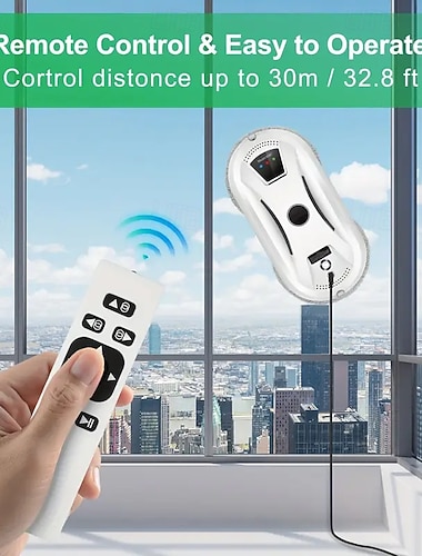  робот для мойки окон с дистанционным управлением и чистящей салфеткой, полностью автоматический мойщик окон, дистанционно управляемое электрическое интеллектуальное устройство для мойки окон с