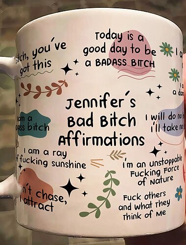  ホワイト セラミック メッセージシリーズ マグカップ＆カップ