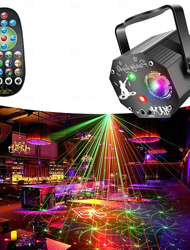  1 stk. Halloween juleprojektorlys LED-nattlys med USB-drevet laserprojeksjon for hjemmet innendørs utendørs veggfestdekor