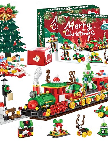 Vánoční adventní kalendář s vánočními stavebnicemi, dárková krabička s adventním kalendářem, 24denní odpočet s vánočními kostkami, vánoční vzdělávací hračky pro děti, chlapce a dívky   Vánoční adventní kalendář s vánočními stavebnicemi, dárková krabička s adventním kalendářem, 24denní odpočet s vánočními kostkami, vánoční vzdělávací hračky pro děti, chlapce a dívky