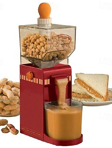  pindakaasmachine, notenbotermachine, elektrische notenbotermachine, elektrische tahin-notenmolen, antislip basisingang, eenvoudig te installeren, eenvoudig te gebruiken, molen