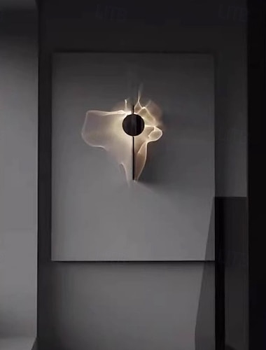  Wandlampe Luxus-Wandlampe aus Metall, LED-Innenwandlampe mit warmweißer Lichtquelle, geeignet für Korridore, Flure, Wohnzimmer, Schlafzimmer