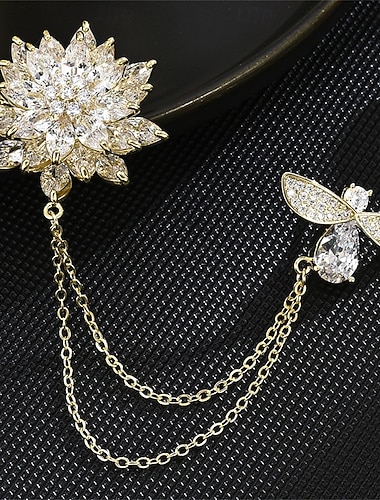  Броши Классический Ретро геометрический Животный принт Элегантный стиль Мода На заказ Простой Брошь Бижутерия Серебряный Золотой Назначение Свадьба Для вечеринок Подарок Обручение Выпускной фестиваль