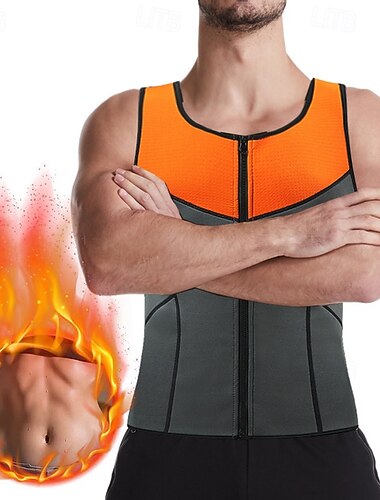  Męskie Kolorowy blok Oddychający Wyszczuplenie brzucha Gorset treningowy Dla Siłownia Ćwiczenia i fitness
