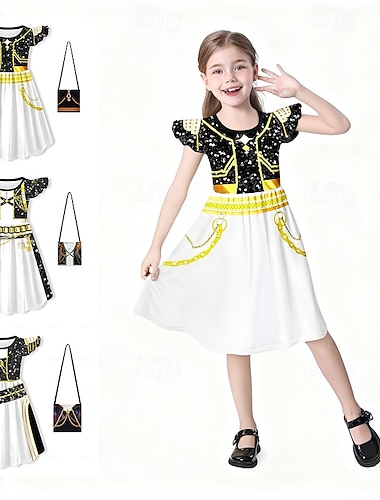  Cazadores de demonios de Kpop, Rumi, Mira, Zoey, atuendos, película, moda, cosplay, disfraz, película de ídolo virtual, cosplay para niñas, Halloween, carnaval, actuación escolar.